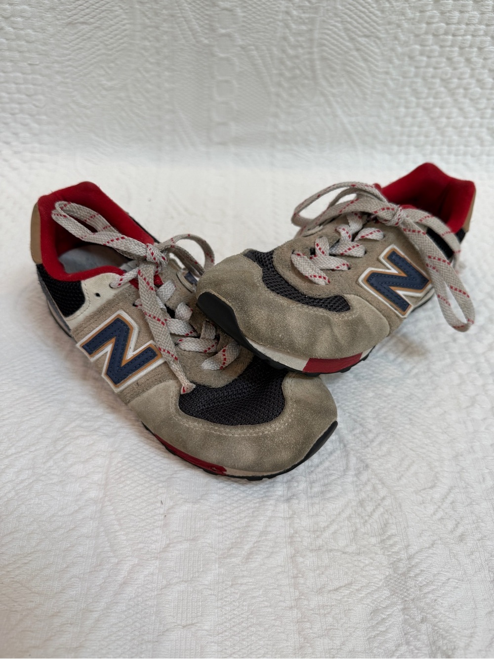 New Balance 574 Shoes Little Kid 1.5 Gray Blue